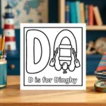 D is for Dinghy Early Childhood Printable