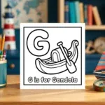 G is for Gondola Early Learning Sheet