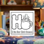 H is for Hot Cocoa Cozy Evening Routine Sheet