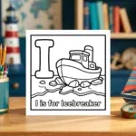 I is for Icebreaker Ocean Explorer Page