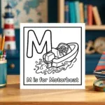 M is for Motorboat Speedboat Activity