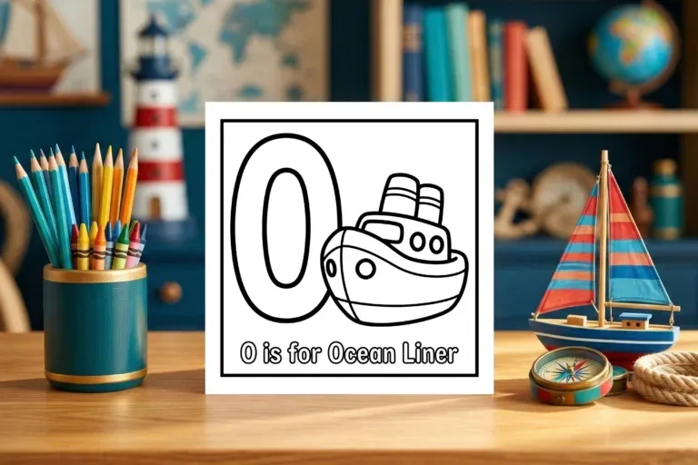 O is for Ocean Liner Cruise Ship Page