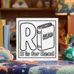 R is for Read Bedtime Story Activity Sheet