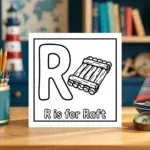 R is for Raft Wooden Floating Raft Page