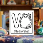 V is for Vest Cozy Sleepwear Page