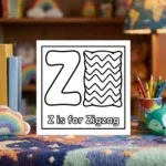 Z is for Zigzag Cozy Pillow Page