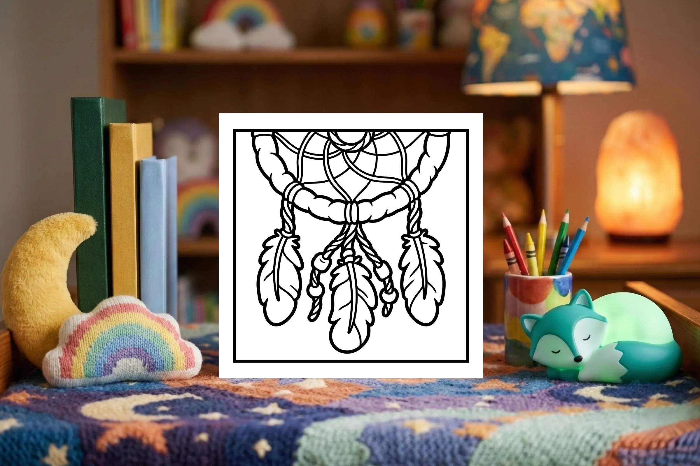 Cozy Dreamcatcher Bedtime Page