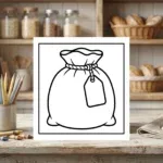 Flour Sack Coloring Page