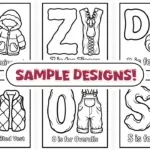 Comfy Clothes ABC Coloring Book