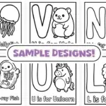 Chubby Animals ABC Coloring Book